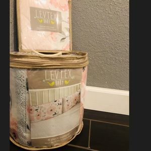 Levtex Elise bumper and changer cover